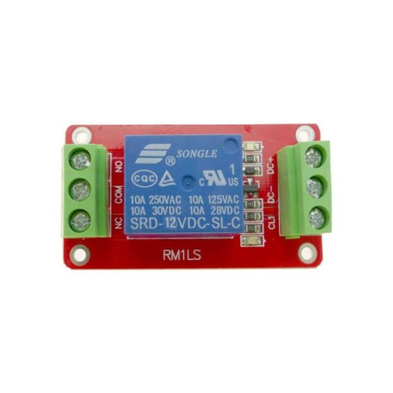 Relay module 1x, power supply 12V, without optocoupler, RM1LS TI9830181 TIPA