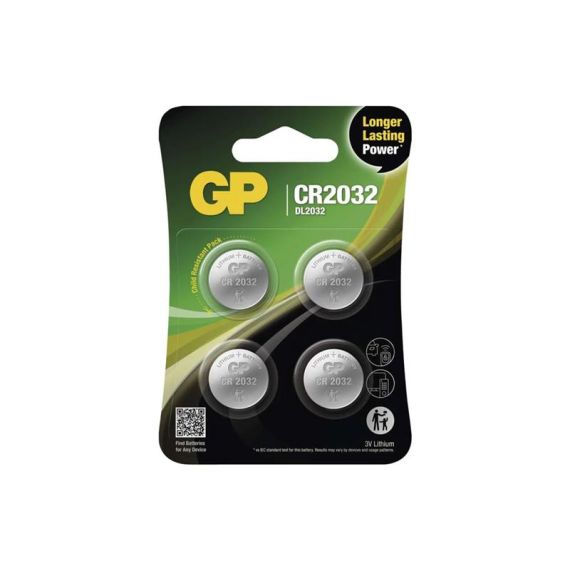 Battery CR2032 GP lithium 4pcs TI4270653 GP