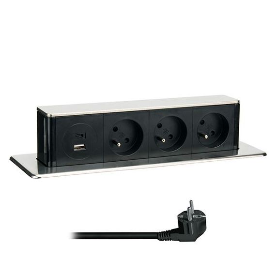 Socket block SOLIGHT PP126USBC TI8710508 SOLIGHT