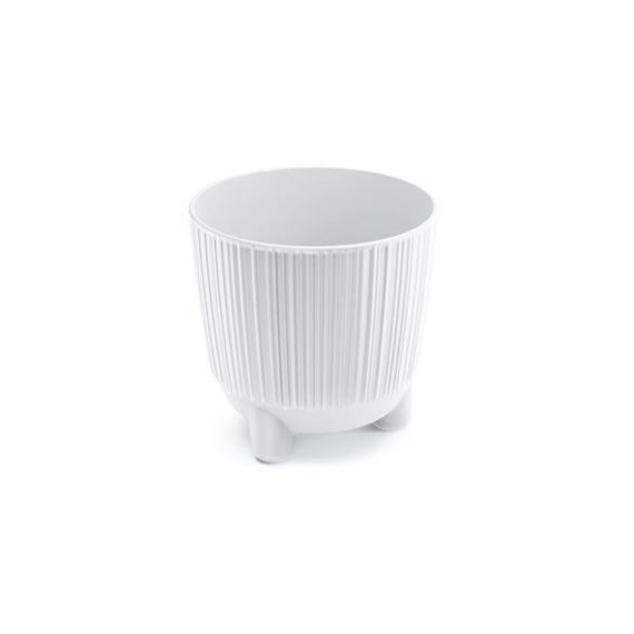 Flowerpot RYFO N white 10.7cm TI6437328 PROSPERPLAST