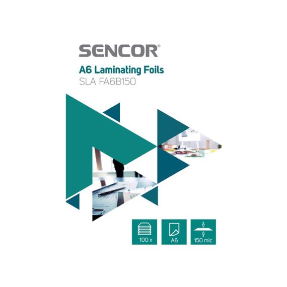 Laminating foil SENCOR SLA FA6B150 A6 150mic 100pcs TI8855440 SENCOR