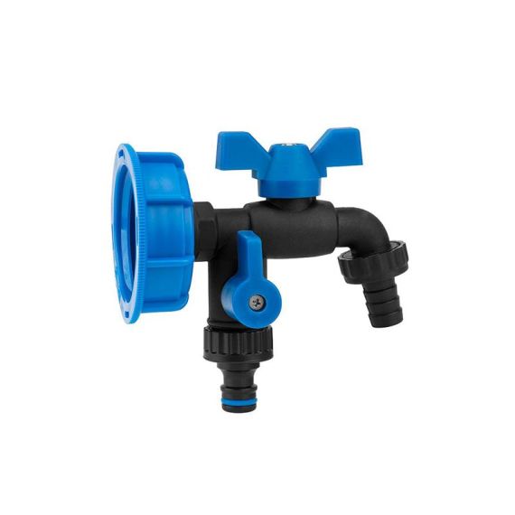 Garden valve BRADAS S60x6 5/8" 2x outlet 3/4'' TI6441899 BRADAS