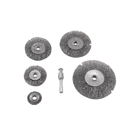 Round steel brushes EXTOL CRAFT 1830 set 5pcs TI6690474 EXTOL