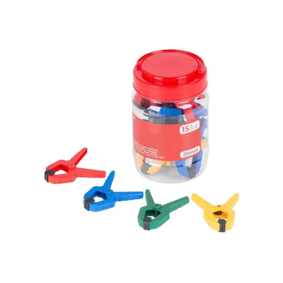 Spring clamp STREND PRO Premium 1"/ 25 mm 15pcs TI6692089 STREND PRO