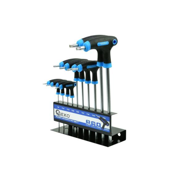 Screwdriver T Torx GEKO G30591 set of 10pcs TI6620491 GEKO