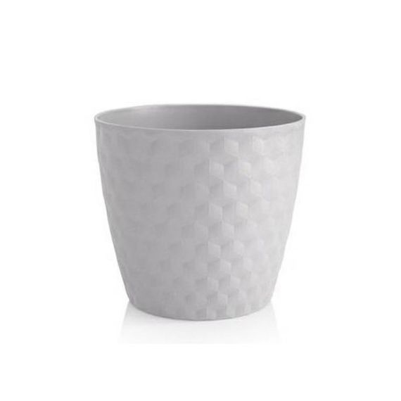 Flowerpot RUBY MAT 36cm white TI6442015 PLASTKON