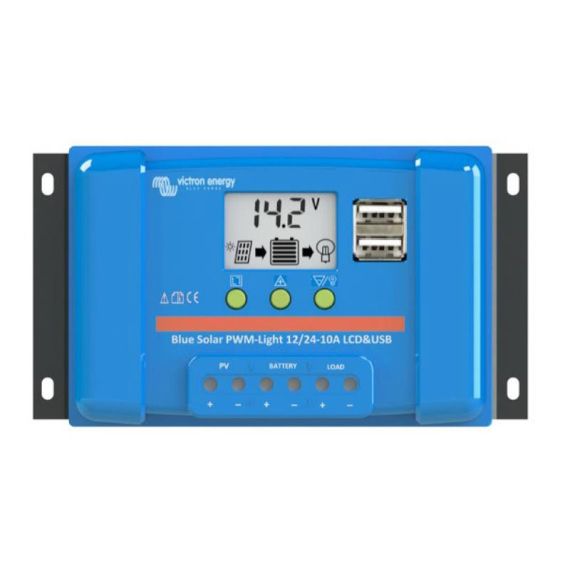 Solar controller PWM Victron Energy 20A LCD a USB 12V / 24V TI4280060 VICTRON ENERGY