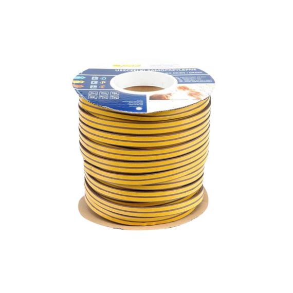 Self-adhesive window and door seals VOREL TO-76766 9x5,5mm TYPE P brown 100m TI8854648 TOYA