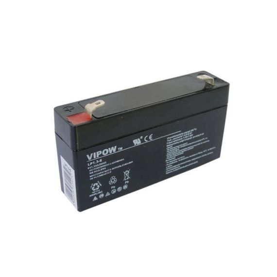 Sealed lead acid battery  6V 1.3Ah VIPOW TI4250085 VIPOW