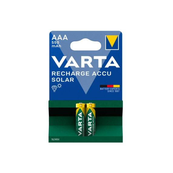Battery AAA rechargeable VARTA BAT0342 Solar 2pcs / blister TI4250658 Varta
