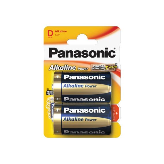 Battery D (R20) alkaline PANASONIC Alkaline Power 2pcs / blister TI4270346 Panasonic