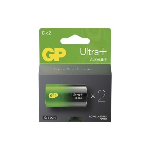 Battery D (LR20) alkaline GP Ultra Plus 2pcs TI4270661 GP