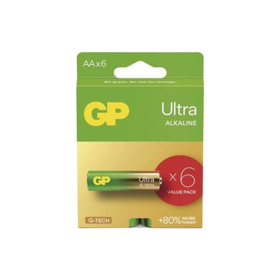 Battery AA (R6) alkaline GP Ultra 6pcs TI4270668 GP