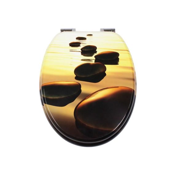 Toilet seat SCHÜTTE Sea Stone Soft Close TI6428283 SCHÜTTE