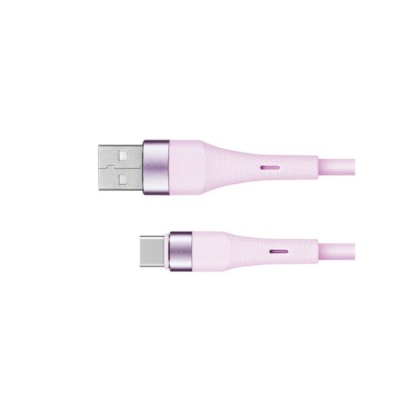 Cable KRUGER & MATZ KM1268-1P USB/USB-C 1m Pink TI6442613 KRUGERMATZ