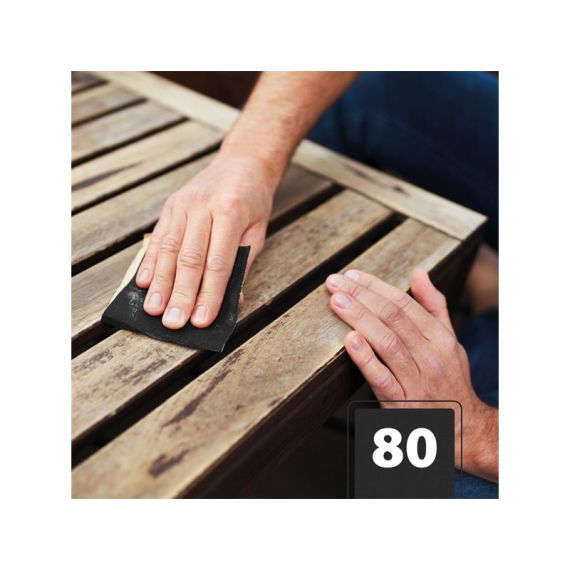 Sanding cloth 230x280 mm P80 HANDY 10439-080 5pcs TI6693521 HANDY