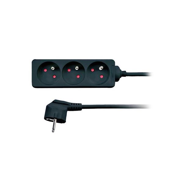 Extension cable 3 sockets 2m SOLIGHT PP08 TI8750164 SOLIGHT