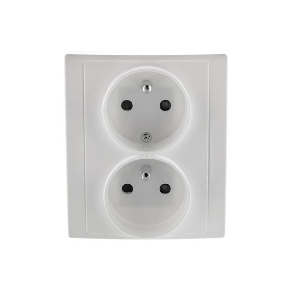 Double socket RETLUX RSB A11F Amy TI8770076 RETLUX