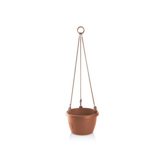 Wall-mounted flowerpot MARINA 25cm terracotta self-irrigation TI8854865 MARINA