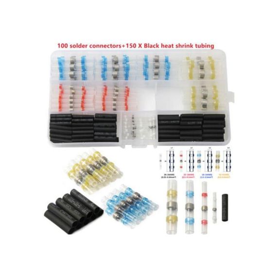Soldering cable connector with tin and tube, set of 250 pcs TI3060098 TIPA