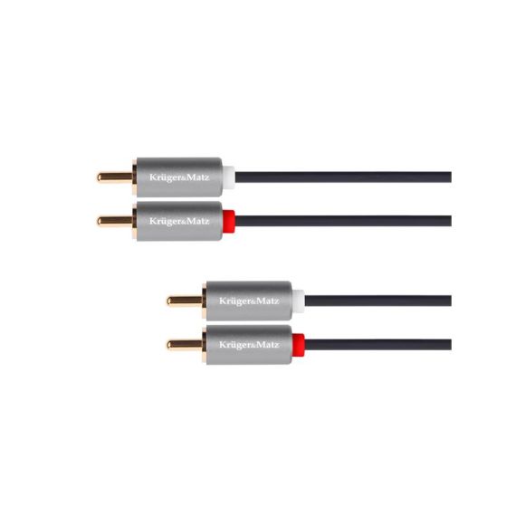 Cable KRUGER & MATZ 2xCINCH connector/2xCINCH connector 10m KM1210 Basic TI3520239 KRUGERMATZ