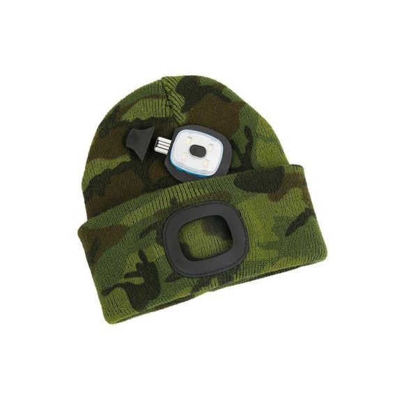Cap with headlamp TES camouflage size M rechargeable TI4170858 TES