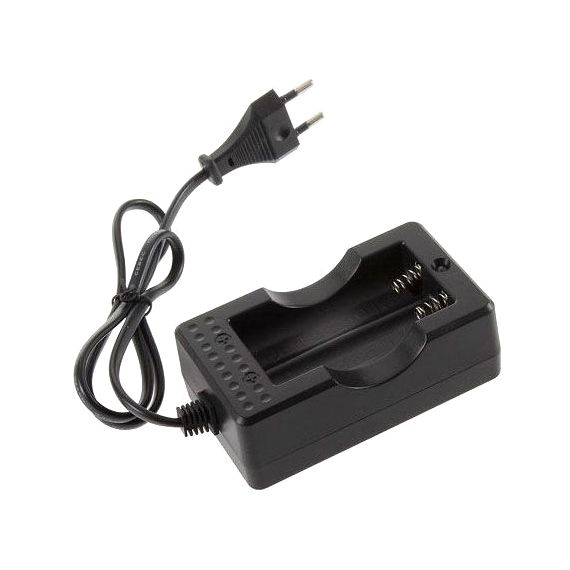 Caricabatterie per 2 batterie Li-Ion 18650 HR-168AA, 4,2 V, 2 x 1000 mA TI4240505 HADEX