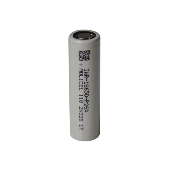 Rechargeable battery Li-Ion INR18650-P26A 2600mAh 35A Molicel TI4250770 Sony