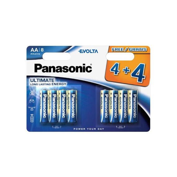 Alkaline battery AA (R6) PANASONIC Evolta 8pcs / blister TI4270451 Panasonic