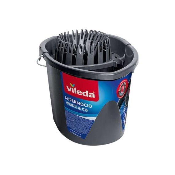 Bucket with squeezing basket VILEDA SuperMocio Wring & Go 148057 TI6432383 Vileda