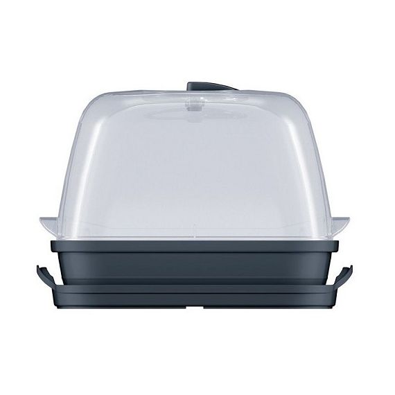 Mini steam room Respana Table Greenhouse anthracite 25.7cm polycarbonate lid TI6433460 PROSPERPLAST