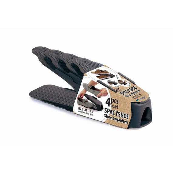 Shoe organizer PROSPERPLAST anthracite size 38-45 4pcs TI6441983 PROSPERPLAST