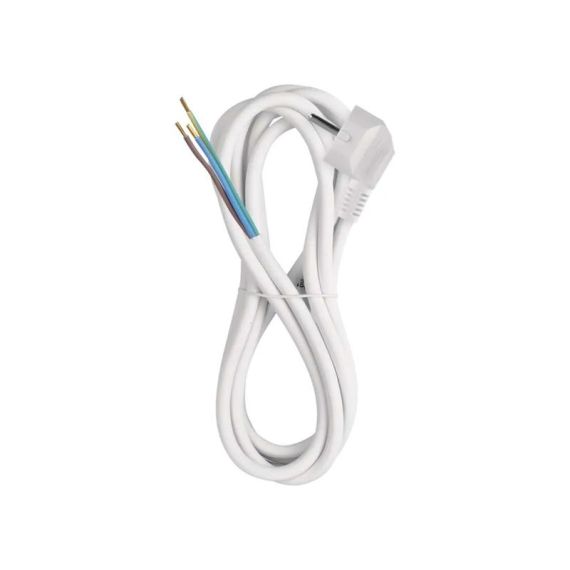 Power cord PVC 3x1,5mm 3m white EMOS S14323 TI8740033 EMOS