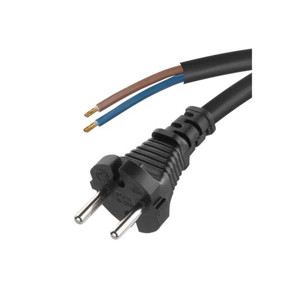Flexo cord rubber/neoprene 2x1.0mm2 5m black EMOS S03050N TI8740161 EMOS