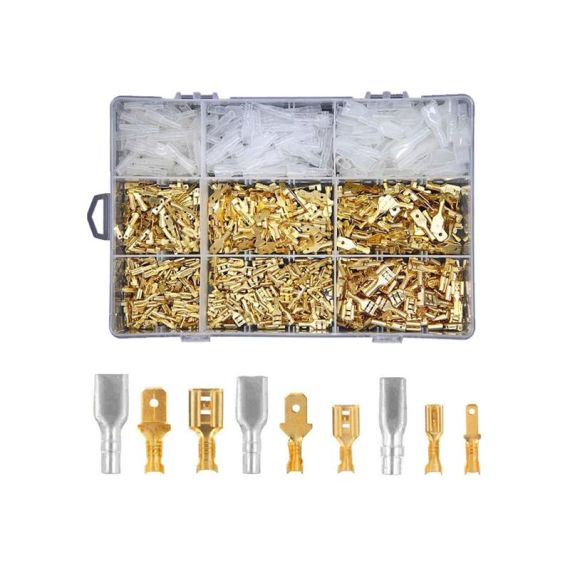 Connector,socket,cover faston 2,8-4,8-6,3mm - set 900pcs TI3360263 TIPA