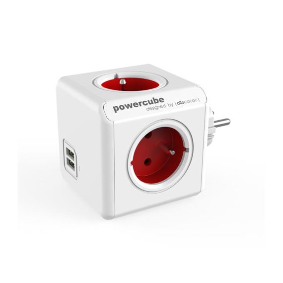 POWERCUBE Original USB Red TI8710205 Allocacoc