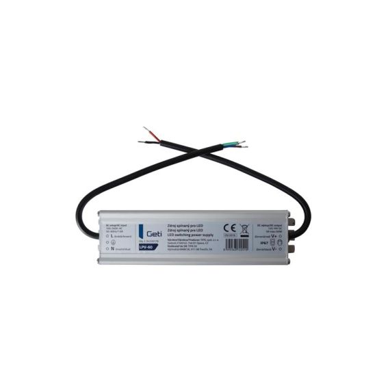 Power supply LED driver 12VDC/ 60W LPV-60, GETI TI4220179 Geti