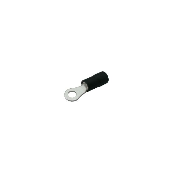 Insulated ring terminal  4.3mm, conductor 2.5-4.0mm  black TI3360112 TIPA
