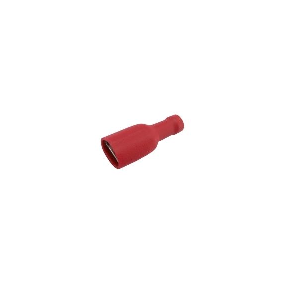 Insulated disconnect 6.3mm, conductor 0.5-1.5mm  red, fully vinyl TI3360145 TIPA