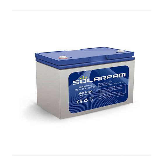AGM battery 12V 100Ah SOLARFAM TI4250560 SOLARFAM
