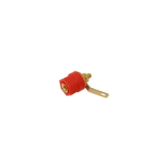 Banana plug contact speaker plastic gold red TI3380127 TIPA