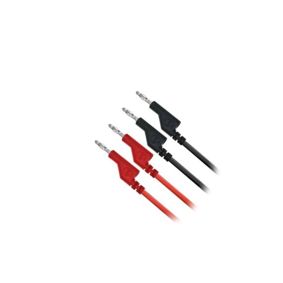 Connecting cable 0.35mm2 / 1m with bananas red, black GETI GT-L01 TI7740114 Geti