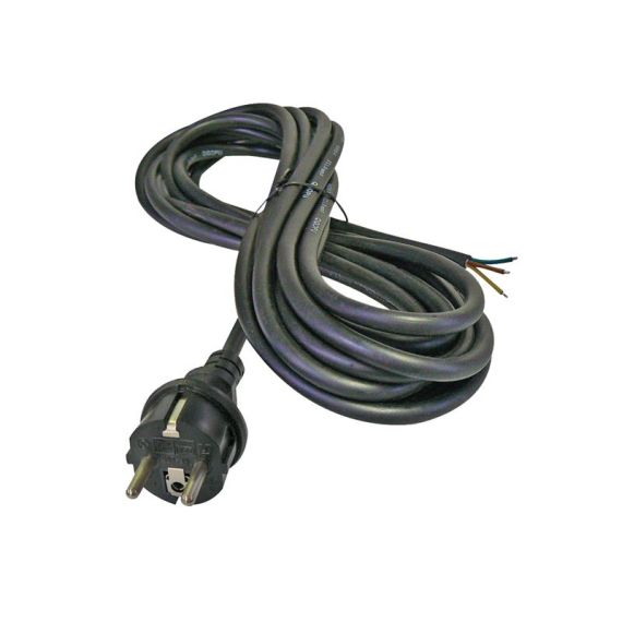 Power cord rubber 3x1,0mm2 5m black  GETI TI8740111 Geti