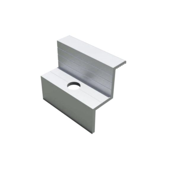 Adjustable end handle silver 40mm TI14562195 TIPA