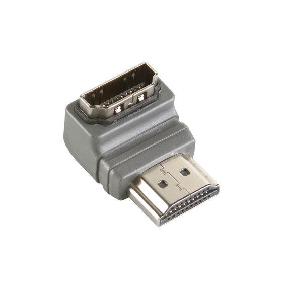 High Speed HDMI with Ethernet Adapter Angled 90° HDMI Connector - HDMI Female Grey NEBVP133 Bandridge