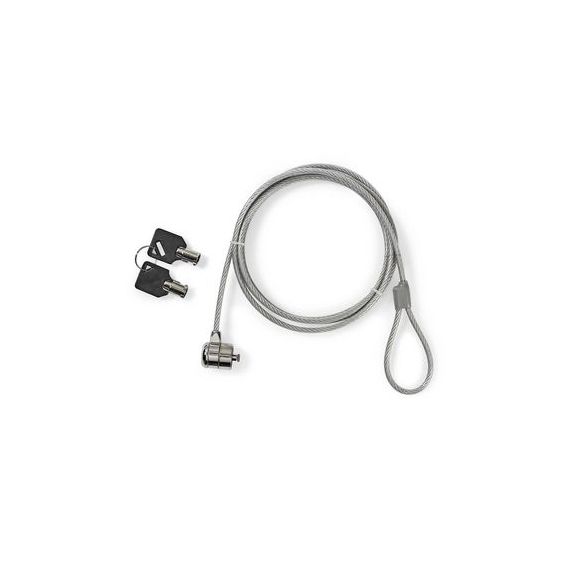 Notebook Lock | Lock type: Key | 1.80 m | Metal NENBLKK1002ME Nedis