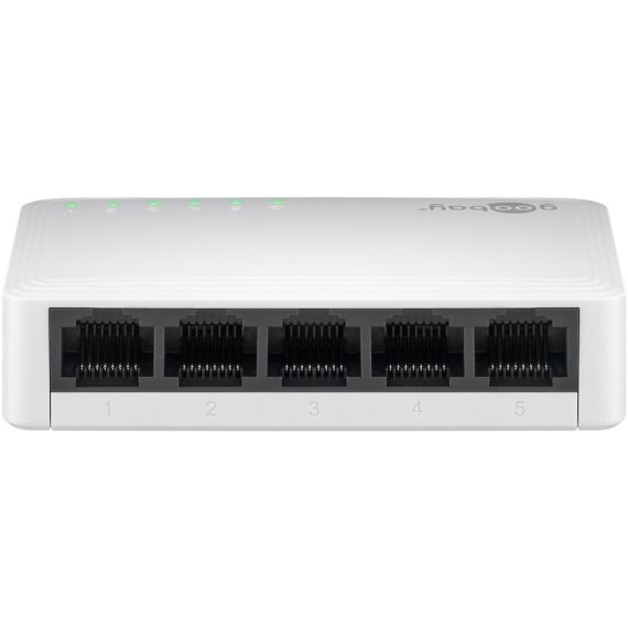 Switch di rete Gigabit Ethernet a 5 porte P1456 Goobay