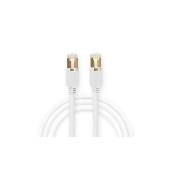 CAT6 Network Cable | RJ45 Male | RJ45 Male | F/UTP | 5.00 m | Round | LSZH / PVC | White | Window Box NECCBW85210WT50 Nedis