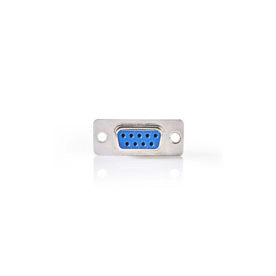 D-Sub Chassis Mount | D-SUB 9-Pin Female | Silver | Box NECCGB52801ME Nedis