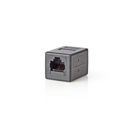 Network Coupler | CAT5e / CAT6 | Unshielded | RJ45 Female | RJ45 Female | Straight | ABS | Box NECCGB89010BK Nedis